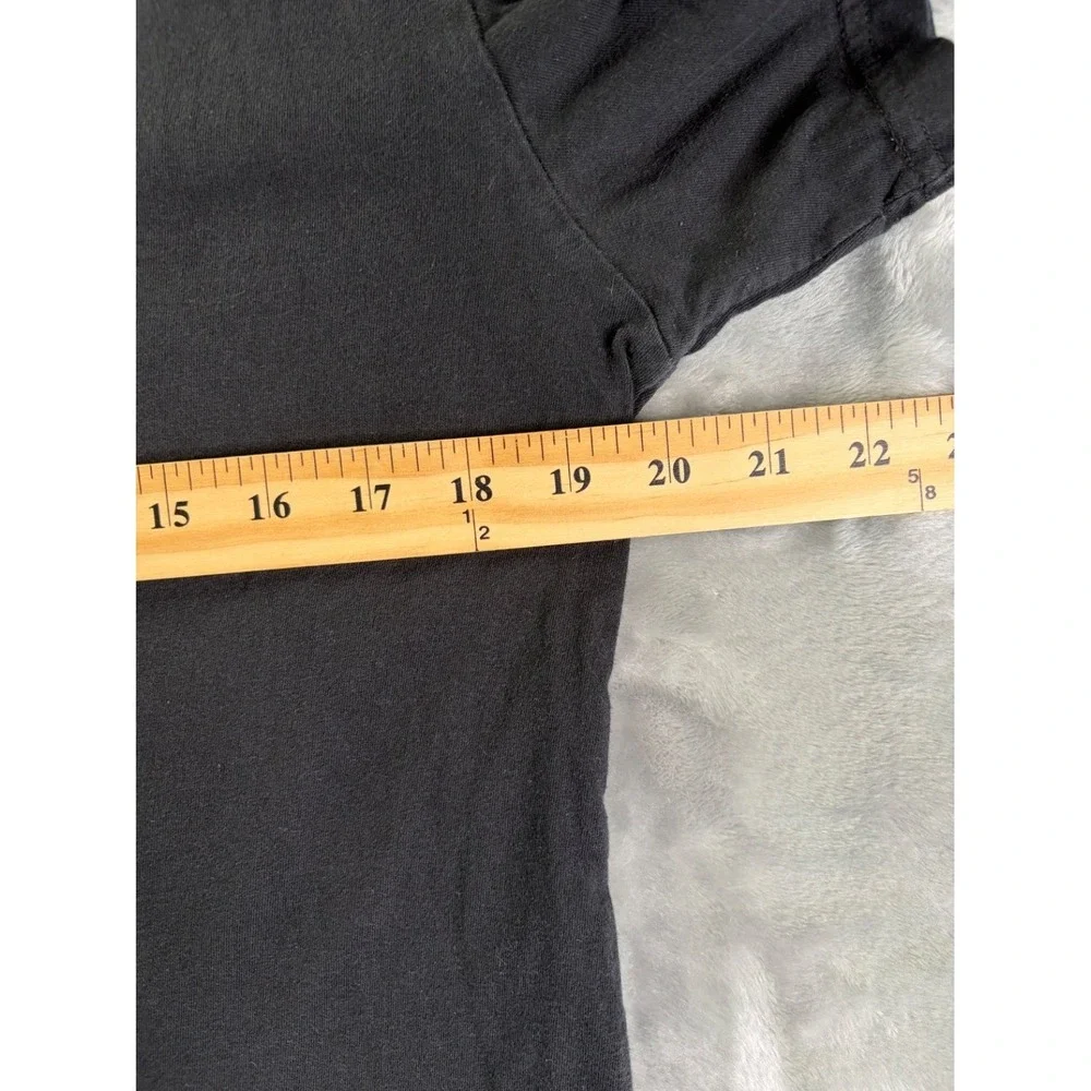 Polo Ralph Lauren Slim Fit Mens L Black T-Shirt Ribbed Crew Neck